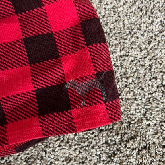 PINK Plaid Sleep Shorts - Large - Picture 3 of 4